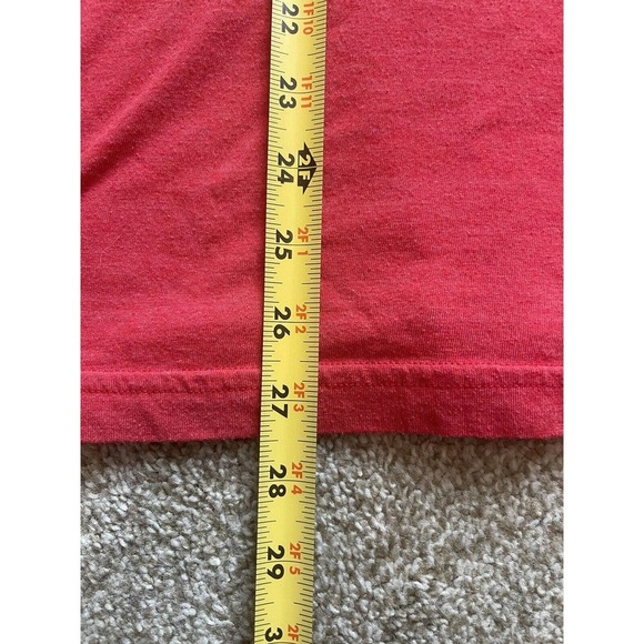 Homage Ohio State Buckeyes OSU Shirt Adult Medium Red Cotton Short Sleeve Script - Picture 2 of 7